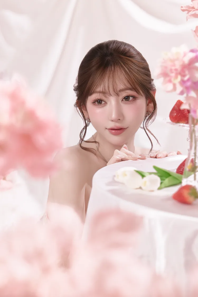 Haruka Studio flagship editorial photoshoot — hair & makeup portrait